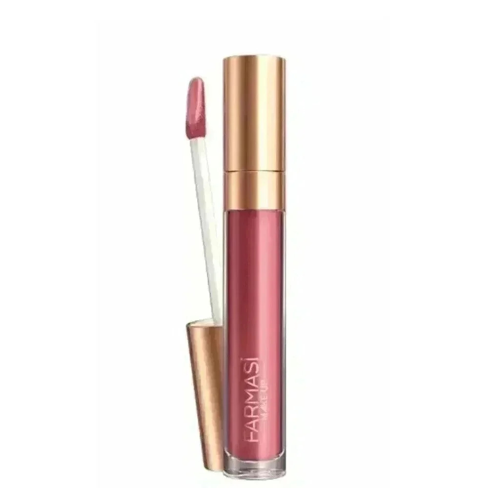 NIB Farmasi Lip Gloss Nudes For All - Rose Famme 06